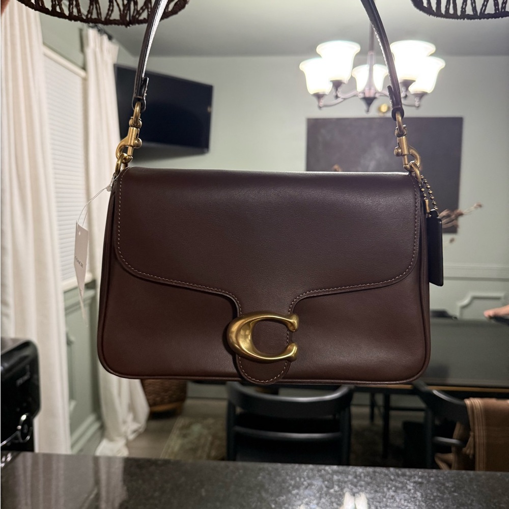 NWT coach soft tabby in maple